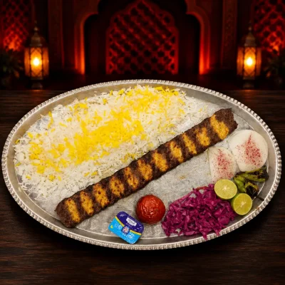 چلو کباب نگینی